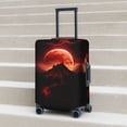 thumbnail image 5 of Travel Luggage Cover Protector - Volcanic Red Moon Anti-Scratch Suitcase Covers Fits 18-32 Inch Luggage, 5 of 5
