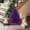 Purple, variant on 12 Inch Small Christmas Tree Set Mini Christmas Tree Decoration, Tabletop Window Display Christmas Decoration Supplies,Premium Small Tree, Perfect Xmas Decoration for Home Office School Use Pink