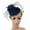 Navy Blue, variant on Rigardu hair accessories for women Party Hats Women Hat Cocktail for and Fascinators Pillbox Tea Headwear Girls Headband hair bands for women's hair Black   One size