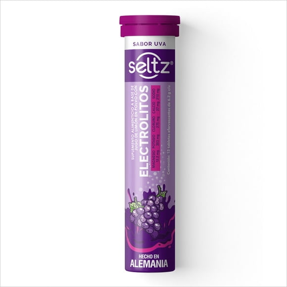 Electrolitos tabletas efervescentes sabor Uva c/13 tabletas
