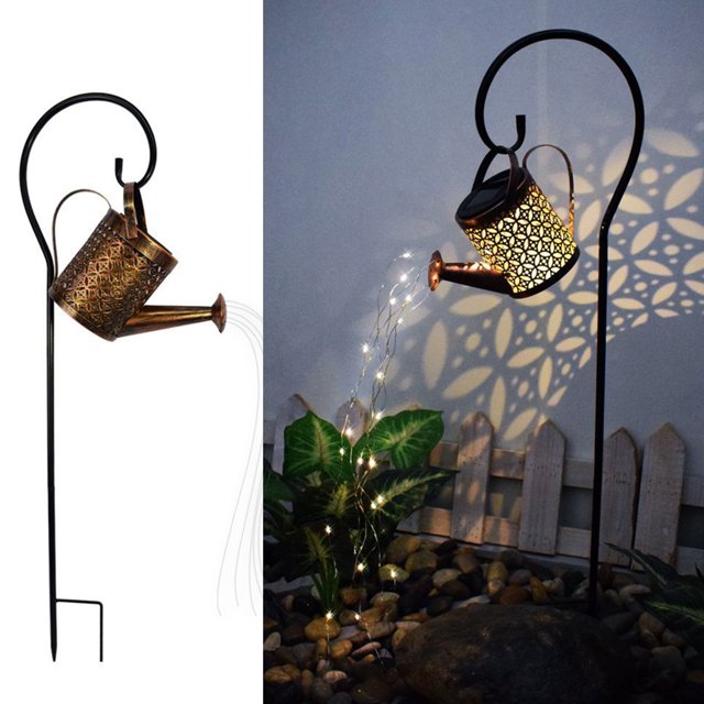 Solar Powered LED String Light Lawn Porch Walkway Patios Pathway Garden Lamp Waterproof Outside Landscape Lighting Farmhouse Art Decor