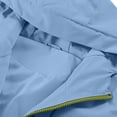 thumbnail image 4 of IROINNID Men's Waterproof Hooded Rain Jacket Full Zip Lightweight Outdoor Shell Coat with Contrast Zippers and Adjustable Hood for Hiking Camping Travel, 4 of 9