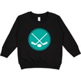 thumbnail image 2 of Inktastic Ice Hockey Player Silhouette Toddler Sweatshirt, 2 of 4