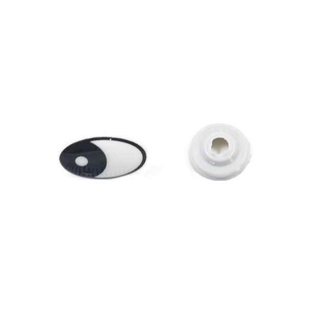 Ounissouiy Paquete de 120 ojos de muñeca forma ovalada plástico seguridad dibujos animados peluche Animal decoración ojo portátil DIY hacer manualidades Juguetes de construcción Ounissouiy FN010186-00