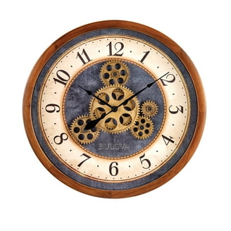Bulova Manchester Chiming Wall Clock - Hardwood Walnut Case, Harmonic II PLUS Movement, Westminster & Song Chimes