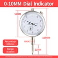 thumbnail image 1 of Dial Indicator Micrometer Hour Type Indicator Precision Comparator Measuring Clock Indicator Dial Gauges Measuring Instruments ,Accurate Readings, 1 of 7