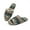 Aztec Cow American Tribal, variant on Hunting Camo Maple Leaves Print Women Men Flannel Slippers, Slip on House Shoes Warm Breathable Fleece Slippers Open Toe House Shoes for Home Hotel, 6-7 Women/ 5-6 Men