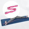 thumbnail image 3 of koolsoo Yoga Pull Strap Belt Ballet Stretching Band Training Loop Pink White_8 Loops 8 Loops White Pink, 3 of 8