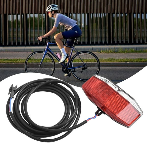 Wuxing 6-48V Electric Bicycle Ebike Led Rear Light Taillight Lamp Water Proof