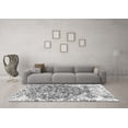 thumbnail image 3 of Ahgly Company Indoor Square Abstract Gray Modern Area Rugs, 6' Square, 3 of 4