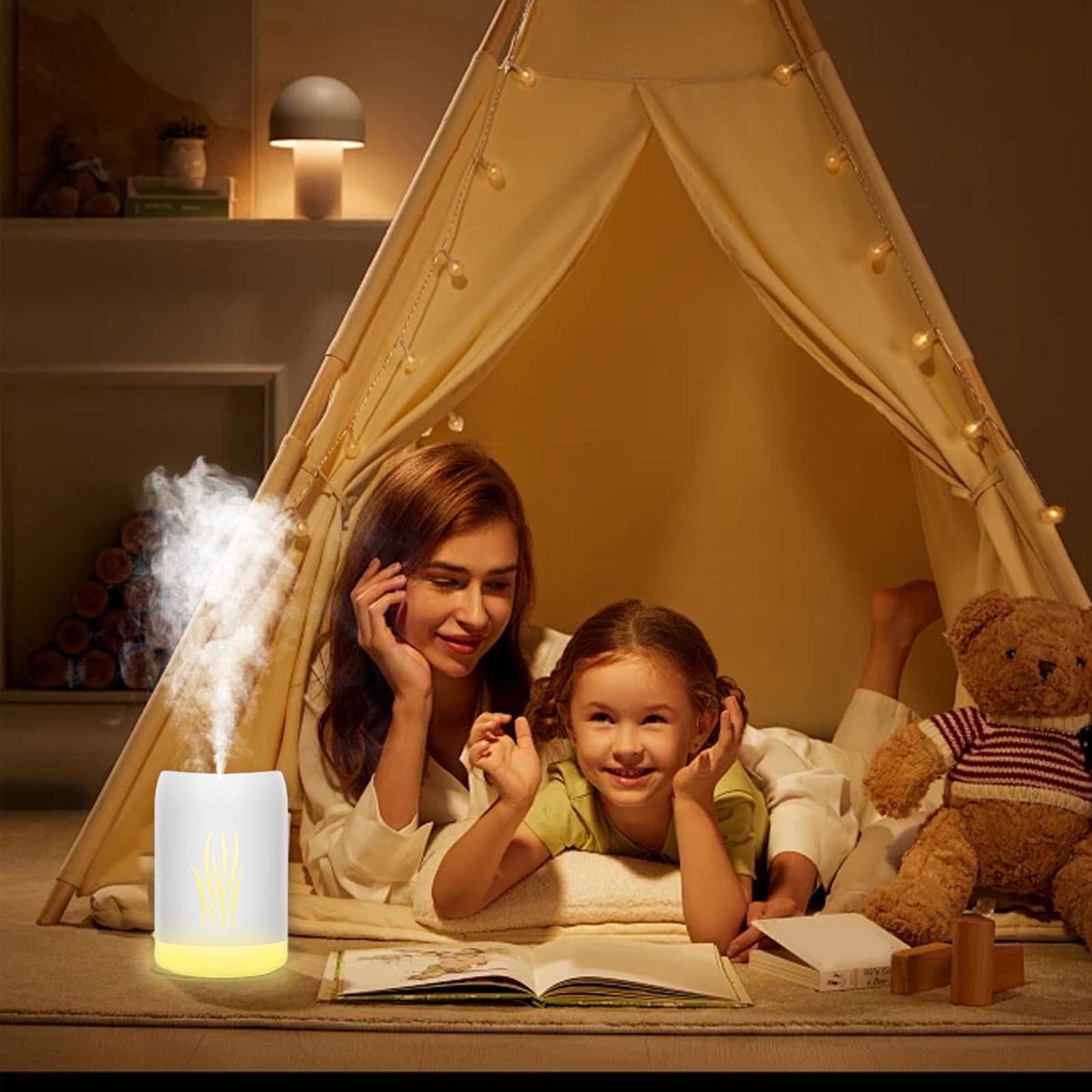 Humidifiers For Bedroom Cool Mist Humidifiers For Home Humidifier Humidifiers For Bedroom Easy To Clean 28dB Quiet Cool Mist Humidifier For Home Nursery