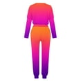 thumbnail image 5 of JINMGG Tracksuit for Women Set Plus Size Hoodies Sweatshirt + Pants Sets Sports Wear Leisure Lounge Wear With Pocket Women's Outfits on Clearance Activewear Joggers, 5 of 5