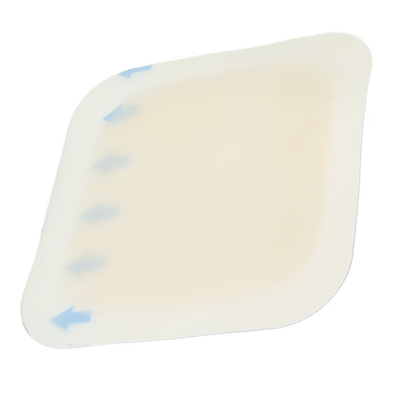 Bordered Silicone Adhesive Pad, Comfortable 3.9in Strong Stickiness Sacrum Silicone Dressing Elastic Pain Relief For Wound Care Fast Healing