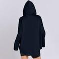 thumbnail image 4 of Drses Womens Half Zip Hoodies Sweatshirts Casual Long Sleeve Fall Trendy Oversized Pullover Tops with Pockets, 4 of 7