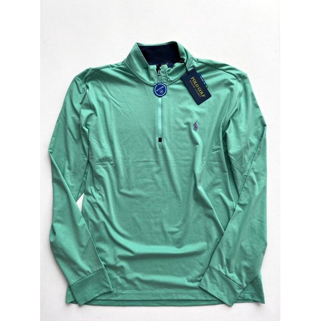 Polo Golf Ralph Lauren Jersey Half Zip Pullover Green ( L )