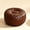 brown, variant on Round Unfilled Storage Ottoman Pouf, PU Leather Footrest, Multi-Color Options for Living Room Bedroom
