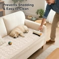 thumbnail image 6 of decorUhome Sofa Cover for Dogs, Non Slip Fuzzy Couch Cover, Washable Slipcover for Pets(Beige, 27.6" x 59"), 6 of 10