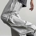 thumbnail image 4 of Dagugfen Athletic Pants for Men Drawstring Mesh Breathable Elastic Waist Moisture Wicking Workout Pants with Pockets, 4 of 8