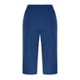 thumbnail image 3 of Women’s Pants Wide Straight Leg Baggy Pant Capri Pants Casual Outfits Comfy Clothes Women Outfits, 3 of 5