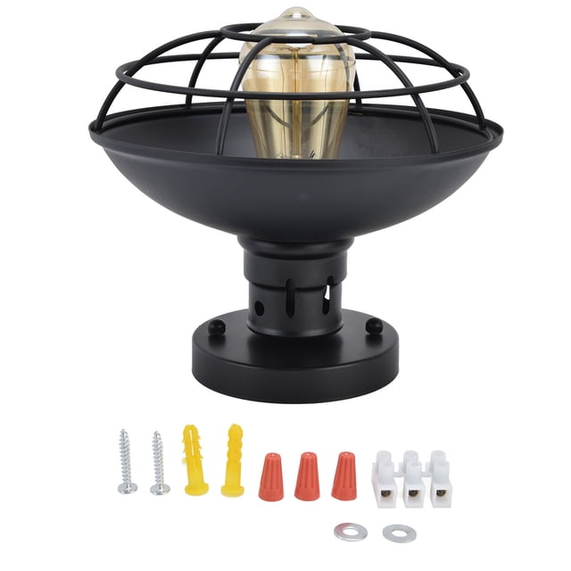 Lámpara de techo de estilo retro, iluminación vintage para escaleras de cocina, casquillo E26, 85-250 V, duradera y bolsa de tornillos incluida