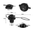 thumbnail image 2 of Valve à Vis Lay-z-spa Air Cap Compatible avec Bestway Vegas Premium Miami, 2 of 3