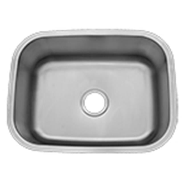 CI ADA862 20 Gauge ADA Compliant Stainless Steel Medium Single Bowl