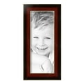 thumbnail image 2 of ArtToFrames 6" x 15" Matte Mahogany with Gold Accent Diploma Picture Frame, 6x15 inch Brown Wood Poster Frame (WOM-5109), 2 Pack, 2 of 6