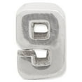 thumbnail image 2 of Fancy Bead White Sterling Silver Alphabet & Numbers 9 8.18 mm 6.36, 2 of 3