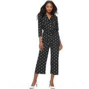 Scoop Flare Pant Jumpsuit with Belt Women's