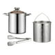 thumbnail image 4 of Olla de acero inoxidable freidora universal para cocinar y hervir para freír. con abrazadera, 4 of 9