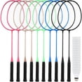 thumbnail image 1 of Juego de raquetas de bádminton Woanger, 10 raquetas, 15 volantes, 67 cm, 1 of 7