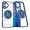Blue, variant on Cover for iPhone 16 Case with Ring Holder Magnetic Black Compatible with Magsafe Wireless Charger iPhone 16 Phone Case Clear Shockproof Rugged (Dark Blue)