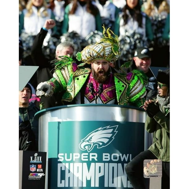Jason Kelce Super Bowl LII Parade Photo Print (20 x 24) - Walmart.com - Walmart.com