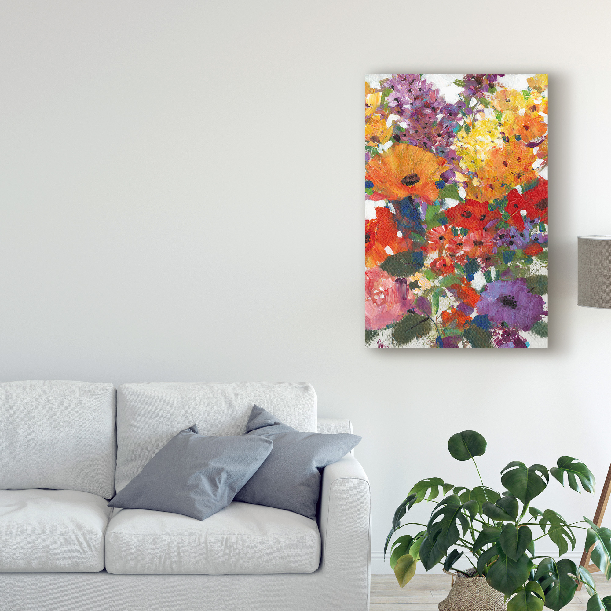 Trademark Fine Art 'Fresh Floral I' Canvas Art by Tim OToole