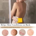 thumbnail image 4 of Juego exfoliante de espalda y esponja exfoliante para ducha, limpieza profunda, relaja tu cuerpo, 4 of 5