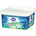 Great Value Automatic Dishwasher Pacs, Fresh Scent, 85 Count