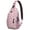 Cherry, variant on Cherry Print Lightweight Sling Backpack for Travel and Outdoor Activities, Cute Sweet Red and Pink Fruit Pattern Crossbody Bag with Artistic Candy Design, Durable Multi-Layer Storage for Cherry Lovers