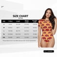 thumbnail image 3 of Goofa Red Cars Printed Women Rash Guard Short Sleeve,Tummy control Swimsuit Surfing Swimsuit Bathing Suit One Piece Swimsuit UPF 50-XX-Large, 3 of 9