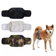 thumbnail image 1 of BRILLAR Pañal para perro macho, reutilizable, lavable, camuflaje, talla L (paquete de 3), 1 of 5