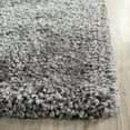 thumbnail image 5 of SAFAVIEH Popcorn Solid Polyester Shag Runner Rug, Silver, 2'3" x 9', 5 of 6