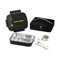 thumbnail image 2 of Juego de contenedores para almuerzo Bento Box, a prueba de fugas, con aislamiento, multiusos, con bolsa grande negro, 2 of 9