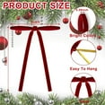 thumbnail image 2 of 24 Pcs Velvet Christmas Wreath Bow,Happon 5 x 7 Inch Christmas Tree Ribbon Bow,Rustic Crafts Gift Bows Velvet Ribbon Bow Ornament for Christmas Tree Garland Home Wedding Decoration, 2 of 7