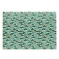 thumbnail image 1 of Brick Cutting Board, Creative Image Pieces with Blocks, Decorative Tempered Glass Cutting and Serving Board, in 3 Sizes, by Ambesonne, 1 of 2