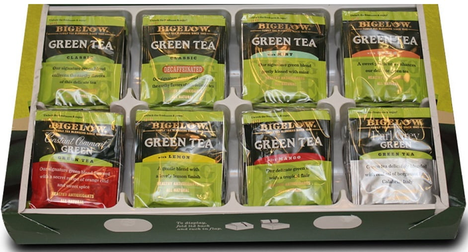 Bigelow Green Tea Variety Gift Box, total of 64 tea bags