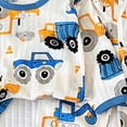 thumbnail image 6 of masbird Little Boys Girls Pajamas Sets Dinosaur Cotton 2 Piece Toddler Clothes Kids Pjs Sleepwear 6-12 Months 12-24 Months 2t 3t 4t 5t 6t 7t 8t 9t(Blue,18-24 M), 6 of 7