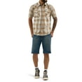 thumbnail image 3 of Wrangler® Men's Premium Short Sleeve Plaid Shirt, Sizes S-2XL, 3 of 5