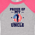 thumbnail image 4 of Inktastic Military Uncle Proud Nephew Boys or Girls Baby Bodysuit, 4 of 5