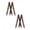Burgundy, variant on Buyless Fashion Heavy Duty 2 Pack Suspenders for Men - 48" Adjustable Straps 1 1/2" - X Back with Strong Hooks
