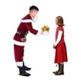 thumbnail image 4 of Traje de Santa Claus Txlixc moda terciopelo adultos niños, 4 of 9
