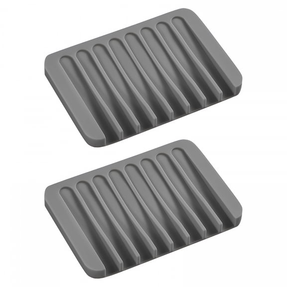ACDANC Bathroom Self Draining Soap Dish,Silicone Soap Holder for Bar Soap,Bar Soap Holder,Dish Soap Holder,Soap Dishes for Bar Soap,Pack of 2